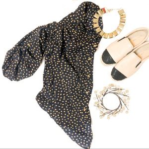 Anthropology🍁Blu Pepper  Black & Brown Button Up